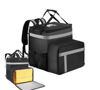 Genérico Food Delivery Backpack, Large Capacity Thermal, Pizza Takeout Bag, Lightweight, Heavy Duty Design, (16.14x16.14x13.98 Inches), Great For Carrying Meals Picnics, Beaches, Or Hikes