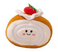 Genérico Food Plush Toy - Stuffed Animal Plushee Doll, Cute Cake Plushee, Soft Roll Toy, Adorable Stuffed Dessert Accessory, Decorative Miniature Plush | Playroom Comfort Companion for Children