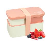 Genérico Food Storage Containers | 1450ml Lunch Box Set | Sustainable Leak-Proof, Dishwasher Safe Meal Container with Removable Utensil and Sealing Strap,for Work College School Picnic Outdoor