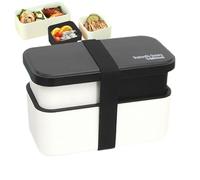 Genérico Food Storage Containers | 1450ml Lunch Box Set | Sustainable Leak-Proof, Dishwasher Safe Meal Container with Removable Utensil and Sealing Strap,for Work College School Picnic Outdoor