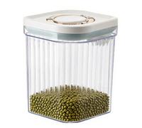 Genérico Food Storage Containers, Kitchen Organizer Bins, Airtight Pantry Canisters, 5.91x4.33x4.33 Inches, Stackable Design with Secure Lids, Easy Access, Ideal for Flour Sugar Rice Cereal