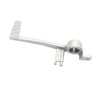 Genérico Foot Brake - Rear Brake Lever Pedal Replacement for Motorcycle Racing, Modification with Smooth Control, Aluminum Shift Pedals for Bike Repair, Sturdy Black Metal, Single Pack Accessory