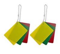 Genérico Football Penalty Cards - Sports Referee Accessories, Color Cards with Sturdy Material, Competition Training Tool with Portable Design, Sports Supplies, Field Playground Gear for Matches