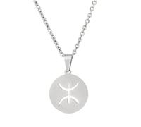 Genérico For African For Berbers Stainless Steel Map Pendant Necklaces Jewelry Gold Color Items Women Man Party Gifts Jewelry (Model 10)