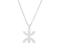 Genérico For African For Berbers Stainless Steel Map Pendant Necklaces Jewelry Gold Color Items Women Man Party Gifts Jewelry (Model 2)