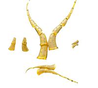 Genérico For Dubai Necklace Pendants Earrings Ring Bracelet 4pcs Set Gold Color Women Traditional Jewelry African Bridal Sets Wedding Party