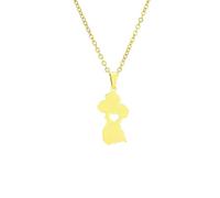 Genérico For Guyana Stainless Steel Map Gold Pendant Necklace,Fashionable and Versatile,for Men Women Brides and Grooms,Wedding Parties,Various Festivals (model4)