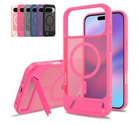 Genérico for iPhone 17 Pro MAX Case with Hidden Stand, Military-Grade Protection & Ultra-Thin Matte Finish (Red,17Pro)