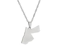 Genérico For Jordan Stainless Steel Pendant Necklaces Jewelry Gold Color Items for Bridal Women Man Party Gifts Sets Round Ball Jewelry (Model 6)