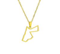 Genérico For Jordan Stainless Steel Pendant Necklaces Jewelry Gold Color Items for Bridal Women Man Party Gifts Sets Round Ball Jewelry (Model 3)