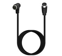 Genérico For VCR Multimedia Device Connection - S-Video Cable, 70.8 Inch Male to Female 9-Pin DIN Cord, Plug and Play AV Connector | Audio Video Transfer Cable for TV Monitor Home Use