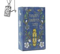 Genérico Forager 's Daughter Tarot - Cubierta de Bolsillo para Principiantes con Collar - Diseño Inspirado en la Naturaleza, fácil de Usar