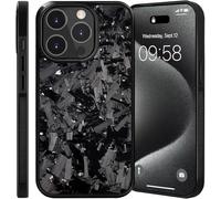 Genérico Forged Carbon Fiber Phone Case for iPhone 17 Pro MAX, All-Inclusive Magnetic Wireless Charging, Color Clash Design,Aramid Fiber for 11/12/13/14/15/16 Pro MAX (For 17 Pro MAX,Purple)