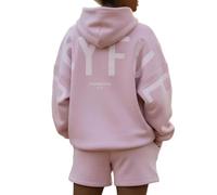 Genérico Forgiven Hoodie Essential Hoodie Oversized Christian Heavyweight Faith Sweatshirt,Faith ISN’t Meant to Be Silent (L,Pink)