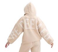 Genérico Forgiven Hoodie Essential Hoodie Oversized Christian Heavyweight Faith Sweatshirt,Faith ISN’t Meant to Be Silent (4XL,Beige)