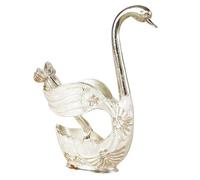 Genérico Fork and Spoon Holder | Swan Shape Alloy Fork Holder Set,Decorative Sturdy Exquisite Rustproof Silverware Accessories for Wedding, Special Event, Daily Use, Birthday