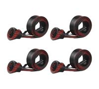 Generico Forro De Caña De Pescar | Calcetines Protectores Para Equipos | Impermeable Resistente Para Surf Playa Pontón Lago Kayak Riva Viaje Río, rojo y negro, riferimento alla descrizione