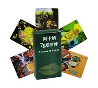Genérico Fortune Telling Tarot - 78 Piece Multifunctional Spiritual Board Game | Beginners Tarot Deck Oracle Cards Insightful Divination Tool for Gatherings, Collections or Personal Exploration