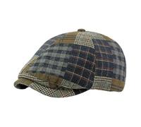 Generico Four Seasons Polyester Plaid Warm Newsboy Caps Flat Peaked Men And Women Painter Beret, Color 2, M
