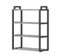 Genérico Four Tier Shoe Rack - Breathable Shoe Storage | Footwear Rack for Bedroom Entryway Closet, Shoes Shelf with Multi Tier Design, Footwear Storage, Entryway Racks for Sneakers High Heels Boots