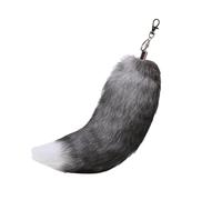 Genérico Fox Tail Keychain - Tail Key Chain, Creative Tails Key Chain, Stylish Bag Charm Pendant | Animal Tails Keychain Bag Charm Pendant Furry For Keys Cars Backpacks