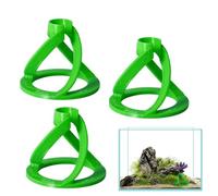 Genérico Frag Plug Stand 3 Pieces Aquarium Substrate Plug Display Rack