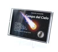 Genérico Fragmento de meteorito de 1 gramos y 80 milímetros, Mineral Campo Del Cielo de Argentina, piedra de origen natural, un solo modelo, piedra ornamental, piedra de amuleto