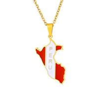 Genérico France Mayotte With City Name Fashion Stainless Steel Country Republic Flag Pendant Jewelry for Women Men Commemorative Gift (Style A)