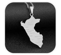 Genérico France Mayotte With City Name Fashion Stainless Steel Country Republic Flag Pendant Jewelry for Women Men Commemorative Gift (Style F)