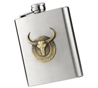 Genérico Frasco Pequeño de Licor de Acero Inoxidable para Camping y Uso al Aire Libre, Botella Portátil Resistente Diseño Compacto para Vinos y Bebidas