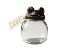 Genérico Frascos De Botica Grandes - Frascos De Especias Rana | Organizador Y Dispensador, Diseño De Rana Para Encimera, Dulces, Galletas, Cocina, Tocador, Comida, Azúcar & Harina