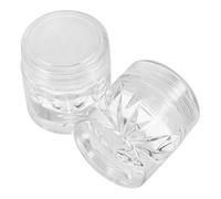 Genérico Frascos Vacíos para Polvo Suelto 3Ml Pack 10 Unidades Tapa Transparente y Tapón Interior de 12 Agujeros Frascos de Subenvase Reutilizables para Polvos Correctores y Maquillaje
