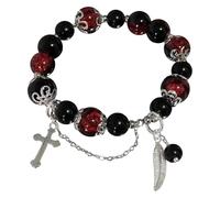 Genérico Frases Acero Anillos Retro Capa Pulsera Mujer Diseño Antiguo Moda Pulsera Hombre Regalo Joyería, talla única, Plástico, No es una piedra preciosa