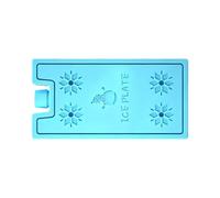 Generico Freezer Packs - 4 Unidades Reusable Portable, Long Lasting Cooling Ice Blocks, Lunch Box Ice Packs for Home Office Refrigerator Picnic Travel Camping Hiking Food Cooling Use
