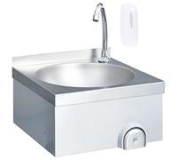 Genérico Fregadero lavamanos con Grifo y dispensador de jabón Acero INOX,Bricolaje,Fontanería,Piezas para fontanería,Lavabos y fregaderos,Fregaderos-51113