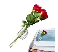 Genérico Fresh Flower-Pink Flower | Flowers For Car,Romantic Alphabet Letter Decor, Sticker For Car,Glass Window Automotive Vehicle, Exterior Outdoor Home Office