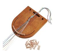 Genérico Freundschaftsarmbandmacher | Flechtwerkzeug aus Holz | DIY-Schmuckset mit Zubehör | Für Mädchen, Kinder, Frauen, Anfänger, Handarbeit, Hobby, Kunstprojekt für die Schule