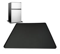 Genérico Fridge Liners | Fridge Shelf Liner Mats | Fridge Silicone Mat | Leakproof Drip Tray | 60x60x2cm/23,62x23,62x0,79 pulgadas, Fridges and Other Small Appliances, Black and Grey