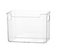 Genérico Fridge Organizers and Storage, Clear Stackable Shelf Box with Transparent Design and Space Saving Modular Structure, Refrigerator Organizer Bins for Kitchen Sink Closet Home Desk Vanity Dorm