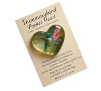 Genérico Friendship Ornament 2D Flat Heart Shape Acrylic Keychain Lightweight and Friendship Ornaments for Birthday Tree Easter Door Home Desk