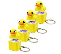 Genérico Frog Croaking Fidget Toy for Adults, Rechargeable Keyboard Clicker Keychain with Sound & LED Lights (Duck4)