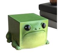 Genérico Frog Figurine Decor - Whimsical Ornament for Home Garden Display | Resin Crafted Sculpture with Hand Painted Details, Tabletop Shelf Accent, Decorative Piece for Party Styling