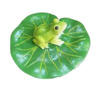 Genérico Frog Garden Decor - Resin Frog Sculpture Ornament, Cute Animal Garden Decoration Figurine, Balcony Courtyard Entryway Bedroom Living Room Kitchen Aquarium Landscape Home Display Accent