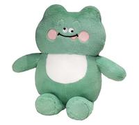 Genérico Frog Plush Pillow, Super Soft Cute Toy, Adorable and Unique Frog Plushy, 13.78 Inches Hugging Throw Cushion Plaything, Compact Cozy Gift for Birthday, Bed, Couch, or Travel