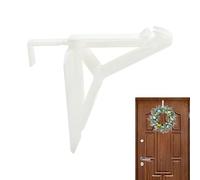 Genérico Front Door Wreath Hooks - 2.87x2.56x0.59in Door and Window Decorative Hook | Christmas Wreaths Holder | No Drilling Suspending Accessories for Towel Clothes Fabric Decorations Storage Bags