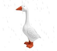 Genérico Front Porch Goose - Resin Realistic Large Lawn Ornament, Weatherproof Outdoor Garden Statue, Decorative Yard Art Sculpture, Country Farmhouse Patio Greeting Figurine | For Home Decorators