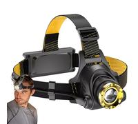 Genérico Frontal LED Recargable - Linterna LED Impermeable de 3 Modos | Linterna Portátil Manos Libres,Para Adultos En Senderismo, Camping, Running, Ciclismo, Escalada Y Exterior Nocturno