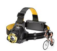 Genérico Frontal Para La Frente - LED De Alto Brillo 3 Modos Impermeable,Linterna Portátil Manos Libres,Para Adultos En Senderismo, Camping, Running, Ciclismo, Escalada Y Exterior Nocturno