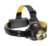 Genérico Frontal Para La Frente,LED De Alto Brillo 3 Modos Impermeable - Luz Frontal Portátil Para Correr,Para Adultos En Senderismo, Camping, Running, Ciclismo, Escalada Y Exterior Nocturno