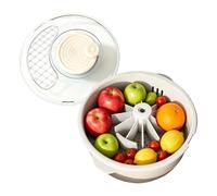 Genérico Fruit and Vegetable Cleaner - Manual Dryer, Quick Drying Colander,